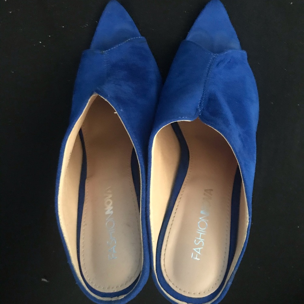 Blue Fashion Nova heels